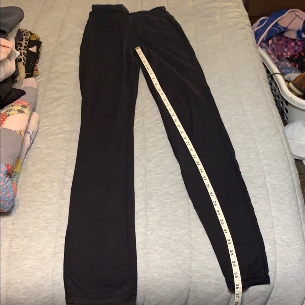 Yogipace straight leg black leggings 36 in inseam